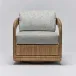 Harbour Lounge Chair Natural/Jade