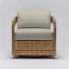 Harbour Lounge Chair Natural/Straw