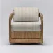 Harbour Lounge Chair Natural/Natural Cream