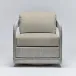 Harbour Lounge Chair Grey/Straw