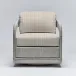 Harbour Lounge Chair Grey/Natural Cream