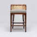 Palms Counter Stool Chestnut/Natural Cream