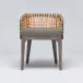 Palms Arm Chair Grey Ceruse/Moss