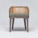 Palms Arm Chair Grey Ceruse/Sisal