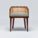 Palms Arm Chair Chestnut/Hemp