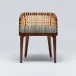 Palms Arm Chair Chestnut/Sage