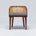 Palms Arm Chair Chestnut/Sisal