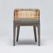 Palms Side Chair Grey Ceruse/Moss