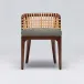 Palms Side Chair Chestnut/Moss