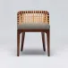 Palms Side Chair Chestnut/Fawn