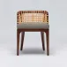 Palms Side Chair Chestnut/Sisal