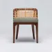 Palms Side Chair Chestnut/Fern