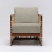 Palms Lounge Chair Chestnut/Fawn