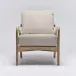 Delray Lounge Chair White Ceruse/Tint