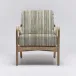 Delray Lounge Chair White Ceruse/Sage