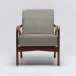 Delray Lounge Chair Chestnut/Moss