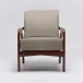 Delray Lounge Chair Chestnut/Pebble