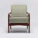 Delray Lounge Chair Chestnut/Fern