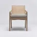 Delray Arm Chair White Ceruse/Tint