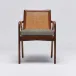 Delray Arm Chair Chestnut/Moss