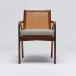 Delray Arm Chair Chestnut/Fog