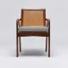 Delray Arm Chair Chestnut/Jade