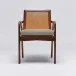 Delray Arm Chair Chestnut/Straw