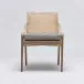 Delray Side Chair White Ceruse/Jade