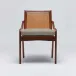 Delray Side Chair Chestnut/Straw