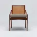 Delray Side Chair Chestnut/Sisal