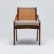 Delray Side Chair Chestnut/Natural Cream