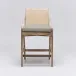 Delray Counter Stool White Ceruse/Fog