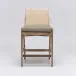 Delray Counter Stool White Ceruse/Fawn