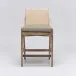 Delray Counter Stool White Ceruse/Straw