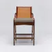 Delray Counter Stool Chestnut/Pebble