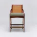 Delray Counter Stool Chestnut/Fern