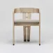 Maryl III Dining Chair Washed White/Fog