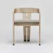 Maryl III Dining Chair Washed White/Hemp