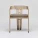 Maryl III Dining Chair Washed White/Pebble