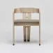 Maryl III Dining Chair Washed White/Sisal
