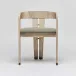 Maryl III Dining Chair Washed White/Fern