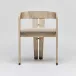 Maryl III Dining Chair Washed White/Natural Cream