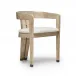 Maryl III Dining Chair Washed White/Flax Weave