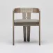 Maryl III Dining Chair Washed Grey/Jade