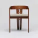 Maryl III Dining Chair Chestnut/Natural Cream