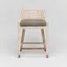 Boca Counter Stool White Wash/Pebble