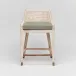 Boca Counter Stool White Wash/Fern