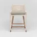 Boca Counter Stool White Wash/Natural Cream