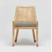 Boca Dining Chair Natural/Pebble
