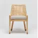 Boca Dining Chair Natural/Natural Cream